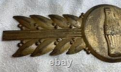 Coca Cola Vintage 1930's Embossed Tin Sign
