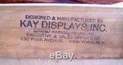 Coca Cola Vintage Cardboard Poster Display Sign with Kay Display Frame