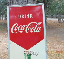 Coca-Cola Vintage Metal Sign 18 x 54
