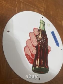 Coca Cola Vintage Porcelain Sign Soda Advertising Coca Cola Vintage Porcelain Sign Soda Advertising