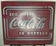 Coca-Cola Vintage-Style Cast Metal Wall Sign Handmade Garage Decor 24x20