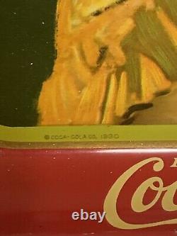 Coca-Cola Vintage Tray 1930 Meet me at the soda fountain advertising collectable