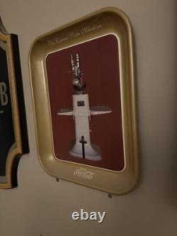 Coca-Cola Vintage Tray / Sign The Crown Soda Machine