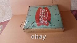 Coca-Cola Vintage Working Clock 1940s-1950s Pam Clock