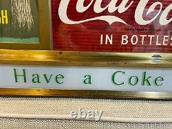 Coca Cola Waterfall Motion Light Up Sign