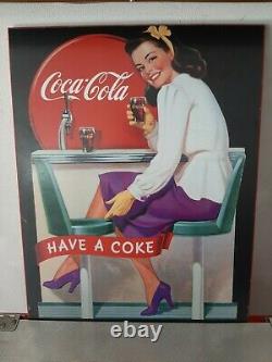 Coca-Cola Wood Advertising Sign. Have a Coke