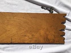 Coca Cola Wood Kay Display Sign 1940's Ye Who Enter Here On Refreshment. 39 L