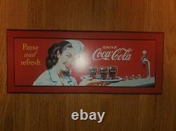Coca Cola Wooden Signs Vintage Scenes Excellent Condition