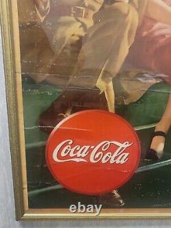 Coca Cola Ww2 Just Like Old Times 1944 /1945 Advertising Poster Large