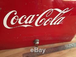 Coca-Cola cooler with rare tray made by Progress Refrigeration Louisville Kentucky