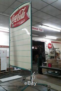 Coca-Cola double sided display sign