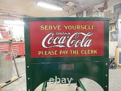Coca Cola glascock Cooler 1930