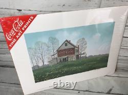 Coca Cola jim harrison print fine art 1996 certificate of authenticity SIGNED