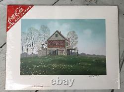 Coca Cola jim harrison print fine art 1996 certificate of authenticity SIGNED