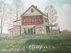 Coca Cola jim harrison print fine art 1996 certificate of authenticity SIGNED