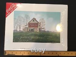 Coca Cola jim harrison print fine art 1996 certificate of authenticity SIGNED