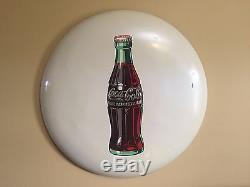 Coca Cola vintage 24 button sign Coke tin sign