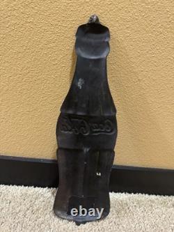 Coca-cola 1923 Christmas Bottle Thermometer Advertising Sign