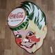 Coca-cola Boy Porcelain Enamel Sign 22 X 30 Inches