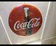 Coca-cola Button Sign 24 Inch Across