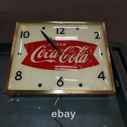 Coca cola clock