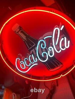 Coca cola neon sign