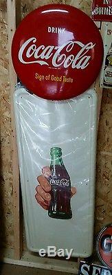 Coca cola pilaster sign