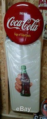 Coca cola pilaster sign