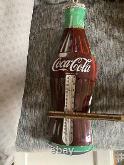 Coca cola sign, vintage sign, vintage thermometer, cola, Soda Sign, Coke Sign