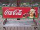 Coca cola vintage 1940s Drink coke sign