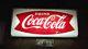 Cocal cola 1950s fishtail light up sign