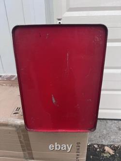 Coke Drink Coca-Cola Tall COOLER Ice Chest No Tray Action Mfg Bottles Sign Soda
