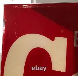 Coke Soda Sign Vintage Original Deli Grocery Store Advertising Coca Cola 1980s