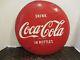 Coke Vintage 16 Metal Drink Coca Cola in Bottles Button Sign Original