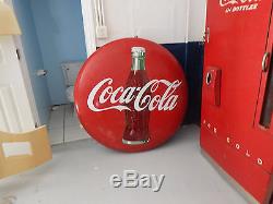 Coke cola button sign 48 inch