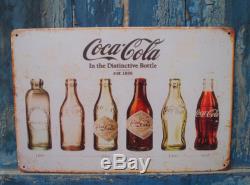 Cola Bottle est. 1886 Metal Tin Sign Wall Decor Man Cave
