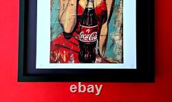 DEATH NYC Hand Signed LARGE Print Framed 16x20in COA MY OWN COCA COLA COKE #10