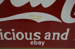 DRINK COCA COLA CIGARS & CANDY Food Service SIGN 18 by 24 GREEN BACKGROUND