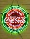 Delicious Coca Cola Coke 24x24 Vivid LED Neon Sign Light Lamp With Dimmer