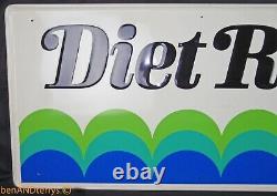 Diet Rite Cola Advertising Tin Soda 54 Inch Sign