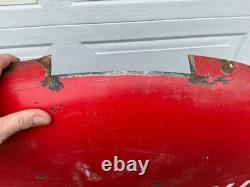Drink COCA-COLA 48 Porcelain sign Coke Button Shape 1950'S VINTAGE Advertising