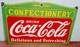 Drink Coca Cola Confectionery Porcelain Enamel Sign 27 x 18 Inches 1 Sided