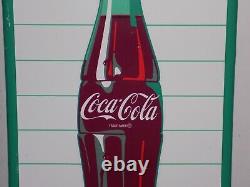 Drink Coca Cola Fishtail Vertical Embossed Sign