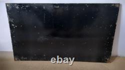 Drink Coca Cola Fountain Lunch Porcelain Enamel Sign 24 x 14 Inches