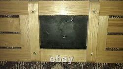 Drink Coca Cola Fountain Service Wood Bench Seat Ad 44 x 13 Vary Cast Iron Sign