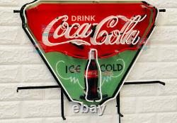 Drink Coca Cola Ice Cold 24x24 Neon Light Sign Lamp With HD Vivid Printing