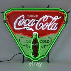 Drink'Coca Cola' Ice Cold Shield Neon Sign 29x24 5CCICE
