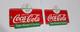 Drink Coca Cola Porcelain Enamel Sign 13 x 9.5 Inches 1 Side