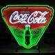 Drink Coca-Cola Shield Neon Sign Ice Cold Coke Delicious & Refreshing Retro