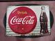 Drink Coca Cola Vintage Metal Advertising Sign